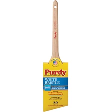 Purdy 144024430 3 in. Adjutant Angular Brush White 716341001209