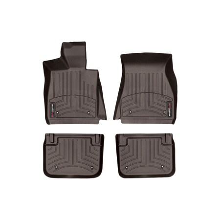 Weathertech Cocoa, Front and Rear Floorliners 471512-1-3