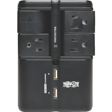 Tripp Lite SURGE 4 OUTLET 3.4A USB CHARGER TABLET SMARTPHONE IPAD IPHONE SK40RUSBB