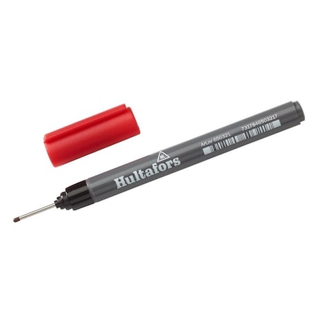 Hultafors Marker, Red, Plastic Barrel 650320