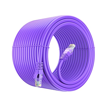 Maximm 250ft Cat6 Pure Copper UTP Ethernet Cable, Purple CAT6-250FTPurple