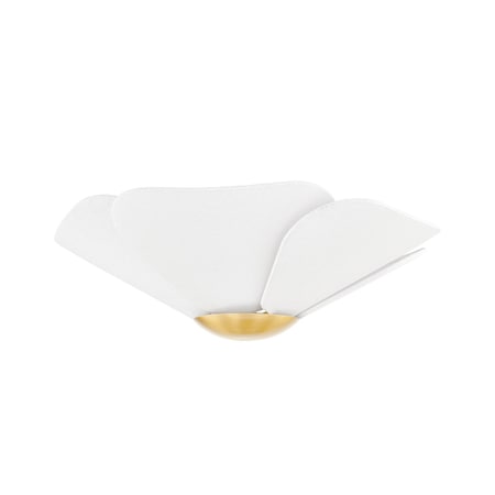 Mitzi Home Ec. X Madeline 1 Light Flush Mount 14 In. Aged Brass H814501-AGB