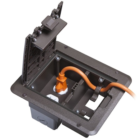 Taymac Weatherproof Cover, Outlet Box Type, 1 Gang, Polycarbonate DOC320Z