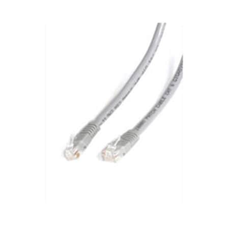 Ezgeneration 50 ft Gray Molded Category 6 Patch Cable ETL Verified EZ520655