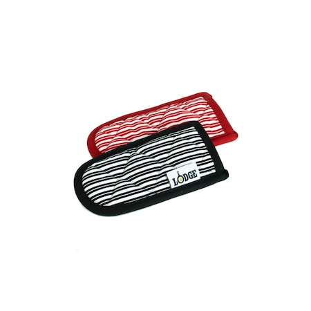 Lodge Set of 2 Striped Fabric Hot Handle Holders, 12PK 2HH2