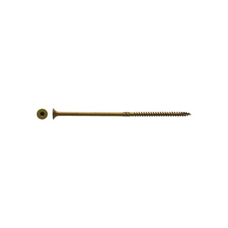 Big Timber #14 x 6 In. Bronze Star Drive Flat Head Wood Screw (25 Ct.) BTX146-25