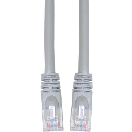 Cable Wholesale Cat5e Gray Copper Ethernet Patch Cable, Snagless/Molded Boot, POE Compliant, 200 foot 10X6-021200