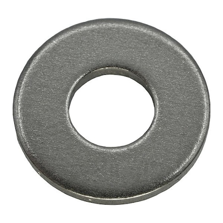 Zoro Select Flat Washer, For Screw Size #8 , Titanium Plain Finish 0075328
