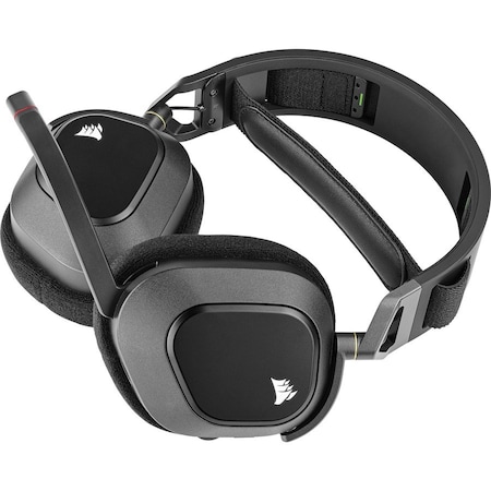 Corsair HS80 RGB Wireless Headset, Carbon - NA CA-9011235-NA