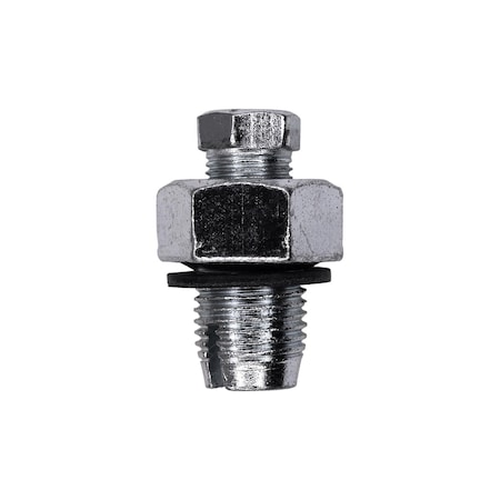 Auveco 1/2in-20 Single Oversize Piggy-Back Drain Plug, 5PK 11782