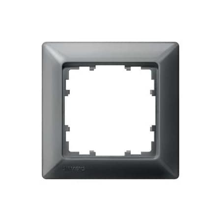 Siemens DELTA line, carbon metallic frame 1-fold, 80x 80 mm 5TG2551-6