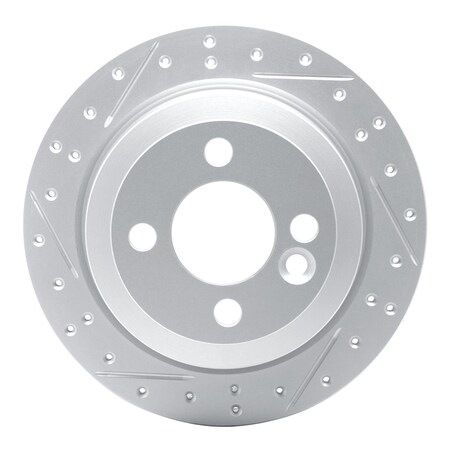 Dynamic Friction Co DFC Geoperformance Rotor - Drilled and Slotted 830-32003L