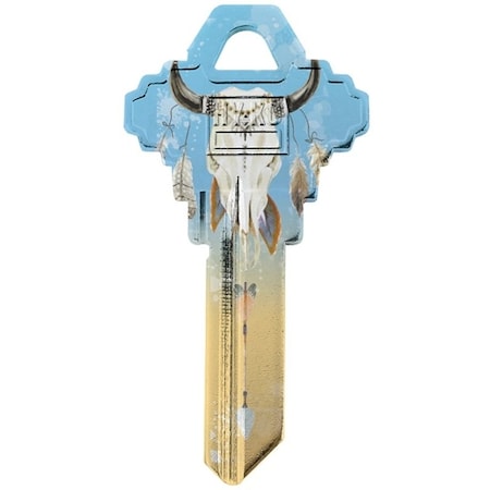 Hy-Ko Key Blank, Brass, For Schlage SC1 Keyways 16010SC1-29