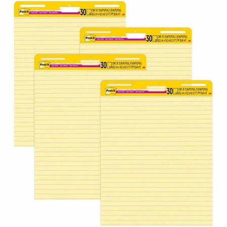 Post-It Super Sticky Easel Pad, 25"x30", PK4 561 VAD 4PK
