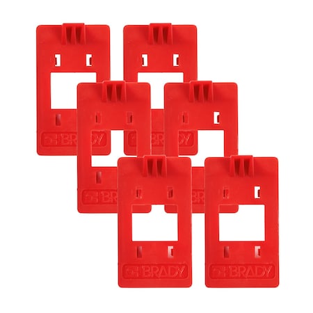 Brady Detachable Cleat for Clamp-On Circuit Breaker Lockout 120/277 Volt 6PK 177594
