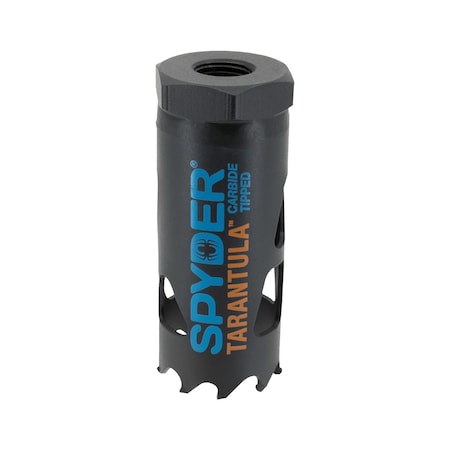Spyder RCE Hole Saw, Tarantula, Metal Cutting Carbide, 1-1/8'' 600898CF