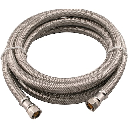 Do It Best ProLine 3/8'' C x 3/8'' C x 96'' L. Braided Stainless Steel Faucet Supply Line 496-040