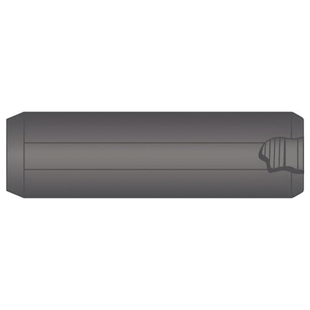 Huyett Flat Vent Pullout Dowel Pin, Alloy Steel, 1.000 in Dia x 2.250 in Length x 5/16-18 Thread DOWPF-1000-2250