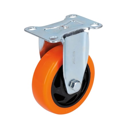 Surtek Orange Pvc Fixed Caster 2-1/2in RV6F