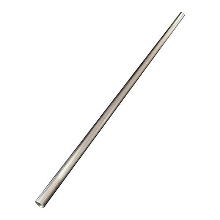 Zoro Select Pipe, Stainless Steel, 1/2 in, , 10 ft F4PPD10WD