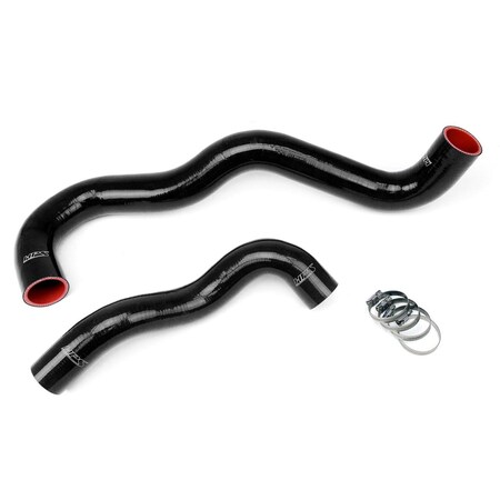 Hps Performance High Temp Reinforced Silicone Radiator Coolant Hose Kit, Black, 57-1075-BLK