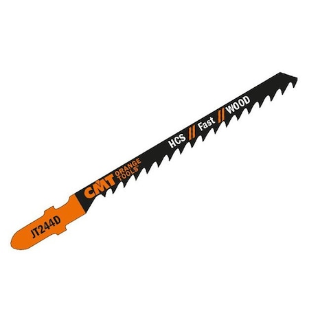 Cmt JIG SAW BLADES WOOD/COARSE CURVE (HCS) 4inx 6TPI (5-PCS.) JT244D-5