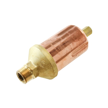 Hoffman Water Vent 79, 1/2" NPT F, 3/4" M, 75 psig 401488