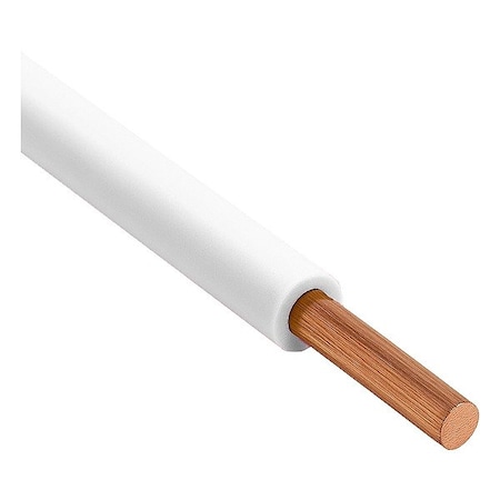 Zoro Select THHN, THWN-2 Building Wire, Copper, 10 AWG, 1C, Bare, Solid, 1000 ft WXP-6F-1001-01-1000