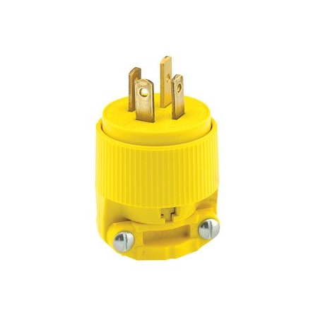 Leviton Industrial Grade Power Plug 20 Amp, 120/208 Volt 3PY 7251-C