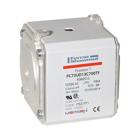 Mersen Fuses, Protistor Series, 1,250 V AC, 1,300 V AC, Indicating R300510