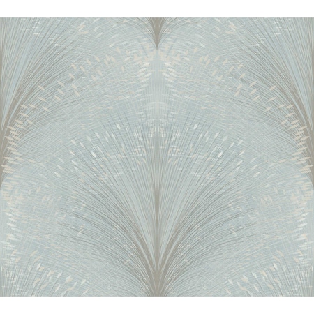 York Wallcoverings Papyrus Plume Sky Blue Wallpaper OI0685