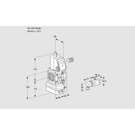 Honeywell Kromschroder VAD2-/40R/NW-100A KS88011099