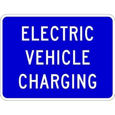 Tapco Traffic Sign, 30 in x 24 in, Blue 155806