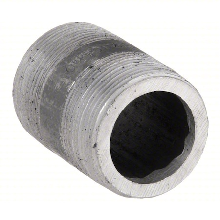 Zoro Select 1-1/4" x 5" Black Pipe Nipple Sch 160 82708