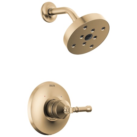 Delta Broderick 14 Series Shower Trim In Lumicoat Champagne Bronze T14284-CZ-PR