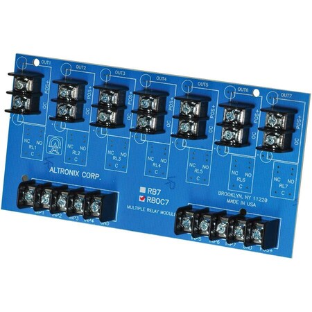 Altronix Open Collector Module 12/24VDC 7Out RBOC7