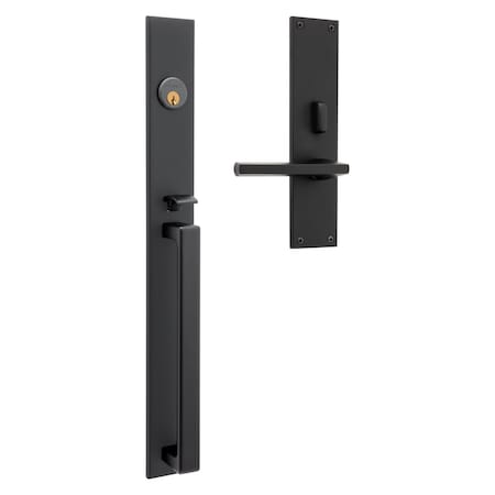 Baldwin Baldwin Minneapolis 20in Left Hand Single Cylinder Entry Mortise Lock Trim with 5162 Lever 6977190LENT