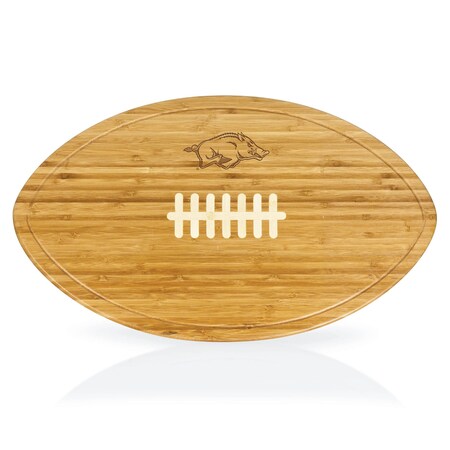 Picnic Time Family Of Brands NCAA Arkansas Razorbacks Kickoff Football Cheese Board - Novelty Charcuterie Board 908-00-505-033-0