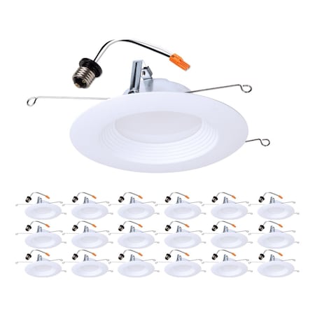 Halo Bright White 5/6 in. W LED Recessed Downlight 10.4 W LTE566930-18PK