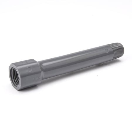 Zoro Select PVC COUPLING, Gray, Coupling Body 413-100
