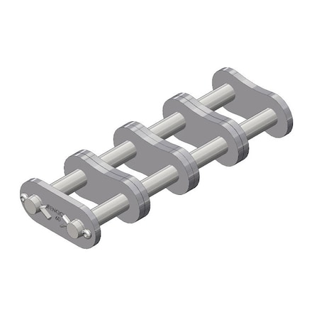 Senqcia Inspire Series SBR Quad Strand Cottd Connecting Link, 60-4 chain, .75P, 3.76 OAW, .234 Pin 60-4CLCP