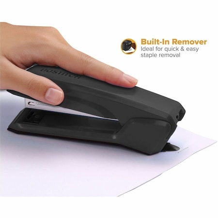 Bostitch Manual Stapler, Black, Full Strip BOSB210