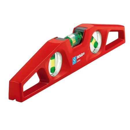 Sola Torpedo Level, Alum, 10 In, Magnetic, Red LSTFM