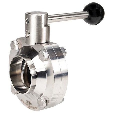 Dixon Butterfly Valve, 6.5 in L, 110 psi B5107S300BB-A