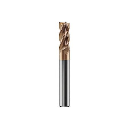 Zoro Select Corner Radius End Mill, 0.25 in, Carbide 1034011