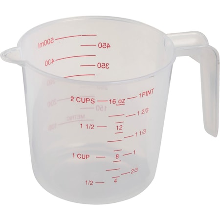 Smart Savers 2 Cup Wht Plastic Measuring Cup 820054