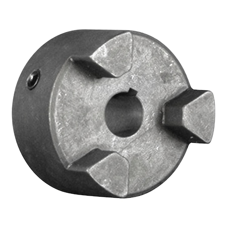 Masterdrive Jaw Coupling Hub, .625'' Bore, Finished Bore with Keyway and Set Screws L050-5/8