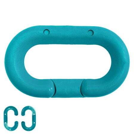 Mr. Chain Turquoise 2" Master Links (10-Pack) 50756-10