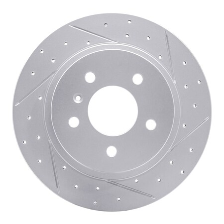 Dynamic Friction Co DFC Geoperformance Rotor - Drilled and Slotted 830-45013R