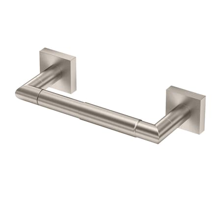 Gatco Glam Too Standard Toilet Paper Holder, Satin Nickel 5643B